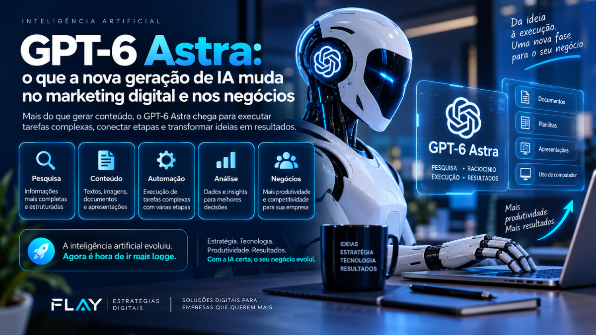 GPT-6 Astra e suas aplicações em marketing digital, automação, análise e negócios