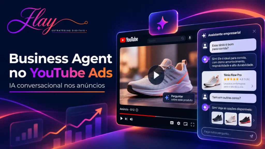 Business Agent do Google adiciona inteligência artificial conversacional aos anúncios do YouTube